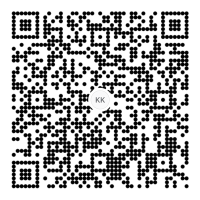 Venmo QR code for giving to Kyne Hands Foundation