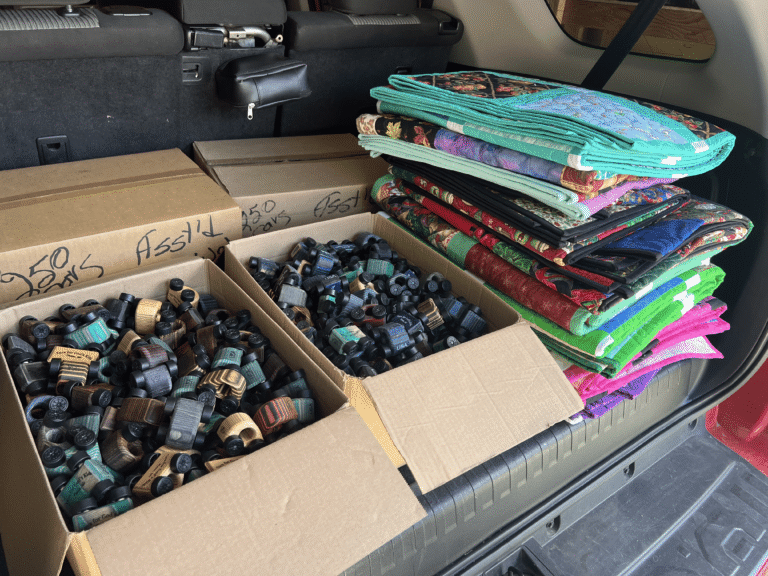 From Local Craftsmanship to Global Impact: 1,000 Cars, 20 Quilts, and Endless Hope